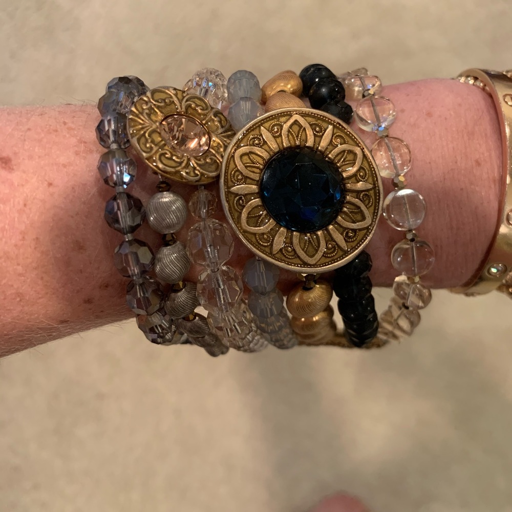 Miriam Haskell Beaded Bracelet perfect condition